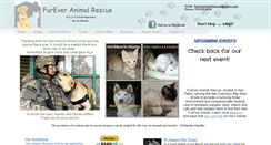 Desktop Screenshot of fureveranimalrescue.org